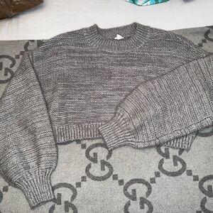 Garage grey knit sweater, size Xs
